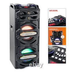 Home Party Disco Speaker with Built-In Bluetooth USB Media Player Station 800w