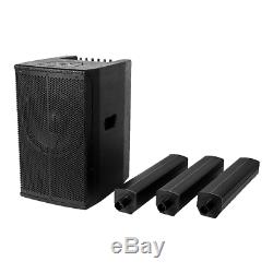 Ibiza Sound Active Speaker Column PA System 400W 10 DJ Disco Sound System