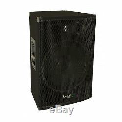 Ibiza Sound DISCO15AMP Active PA 15 Speaker 900W Sound System 3 Way Disco DJ