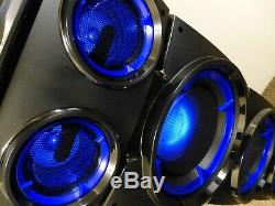 Ibiza Sound Standup308 400w Active Portable Bluetooth Speaker & disco lights NEW