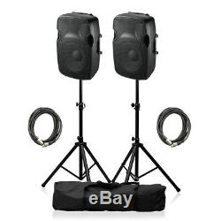 Ibiza Sound XTK10A Active Speaker 8 600W Sound System DJ Disco Package