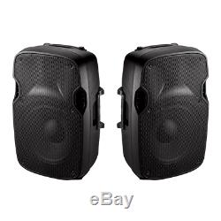 Ibiza Sound XTK8 Active & Passive 400W Speaker Bundle PA Sound System DJ Disco