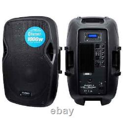 KAM RZ12ABT 12 250W Portable Bluetooth Active PA Speaker DJ Disco Stage