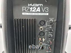 KAM RZ12A V3 PORTABLE Active Speaker Disco PA Portable Battery Powered