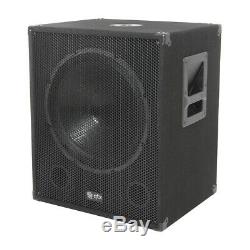 Kam RZ12A & QTX QT15A Active Speaker Package 3200W DJ Disco Sound System