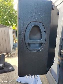 LD SYSTEMS STINGER 15 AG2 Active Disco Speakers with Stands, Lycras and Lights