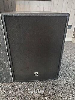 Ld Systems 15 Active Bass bin subwoofer powered by eminence kappa 15A disco dj