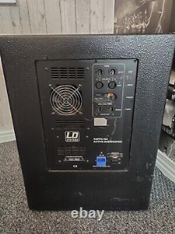 Ld Systems 15 Active Bass bin subwoofer powered by eminence kappa 15A disco dj