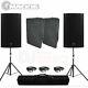 Mackie Thump15a V4 Active Speakers 2600w Bundle Party Club Dance Disco Pa