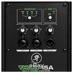 Mackie Thump 15A V4 Active 15 1300W DJ Disco PA Speaker With FREE XLR Cable