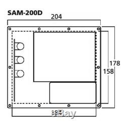 Monacor SAM-200D Active Subwoofer Module Digital Amplifier 200W Speaker PA Disco