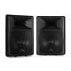 Pa Speakers Active Hi Fi Loudspeakers Pair 2x Powered Abs Case Disco Party 1100w
