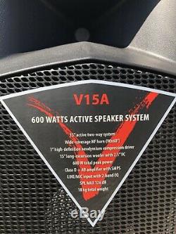 PROEL V15A Active Speaker PA DJ Disco includes cover & speaker stand