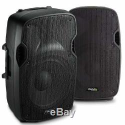 Pair Active Powered 12 Inch DJ Disco PA Speaker System Ibiza XTK12A 1000W Max