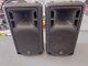 Pair Of Active Disco / Karaoke Speakers 600w In Good Condition Collection Only