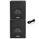 Pair Vonyx Smwba18 18 Inch Active Powered Dj Disco Party Subwoofers Subs 2000w