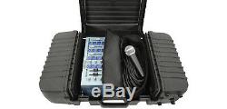 Portable Suitcase PA 100W USB/SD + DSP Disco Stage Mixer Amp Speaker Stands Pack