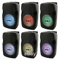QTX PAL10 Portable Bluetooth PA Speaker Home Karaoke System & LED Disco Light