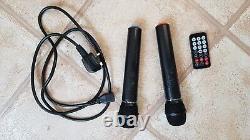 QTX QR15 Active Speaker USB SD MP3 Microphones And Remote For PA Disco Kareoke