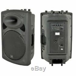 QTX Sound QR15K Active Powered 400W 15 Moulded DJ Disco Karaoke PA Speaker