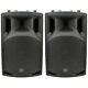Qtx Qx15a 15 Pair Of Active Pa Speakers Dj Disco 1000w Package