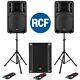 Rcf Art 315-a Mk4 Active Dj Disco Pa Speaker (pair) & Rcf Sub 705-as Ii