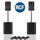 Rcf Art 710-a Mk4 Active Dj Disco Pa Speaker (pair) + Rcf Sub 705-as Ii (pair)