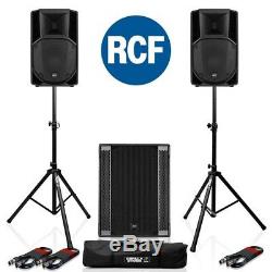 RCF Art 712-A MK4 Active DJ Disco PA Speaker PAIR + RCF Sub 708-AS II Subwoofer