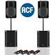 Rcf Art 715-a Mk4 Active Dj Disco Pa Speaker (pair) + Rcf Sub 705-as Ii (pair)