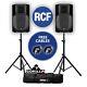 Rcf Art 745-a Mk4 15 Active Powered Dj Disco Pa Speakers With Gorilla Stands