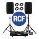 Rcf Hd 15-a 15 700w Rms 2-way Active Dj Disco Club Bar Pa Speaker (pair)