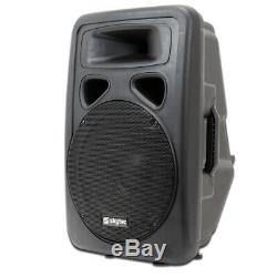 Skytec SP1200A 12 Active Powered Karaoke DJ PA Speaker Disco Wedge Monitor 600W