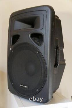 Skytec SP1200A 15 Active Powered Karaoke DJ PA Speaker Disco Wedge Monitor 800W