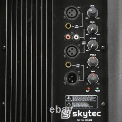 Skytec SP1500A 15 Active Powered DJ Disco PA Single Speaker Wedge Monitor 800W
