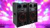 Skytec Spb 10jb Active Speakers With Led Jelly Ball Lighting House Party