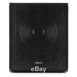 Skytec Swa18 500w Active Sub 18 Pa Subwoofer 46cm Woofer Dj Disco Stage Concert