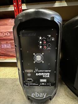 Studiomaster bDRIVE10A Active Speaker 500W 10 PA System DJ Disco