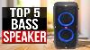 Top 5 Best Bass Bluetooth Speaker 2024