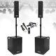 Vx-1050 Active Pa Speaker System, Subwoofers & Microphone Powerful Dj Disco Set