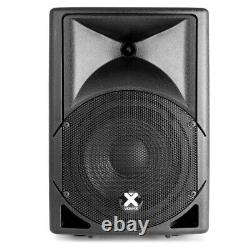 VX-800 Portable PA Speaker System, Subwoofer & Microphone Active DJ Disco Set