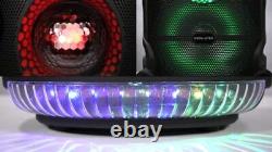 Vocal-Star Portable Disco Party PA Speaker System with Bluetooth, Bass & Treble
