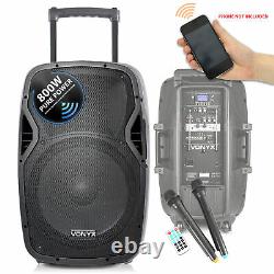 Vonyx 15 Active Bluetooth DJ Disco Party Speaker + Soundsak Speaker Carry Bag