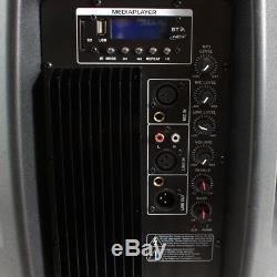 Vonyx 15 Inch Active Powered 2-Way Speaker DJ Disco PA Bluetooth MP3 USB 800W