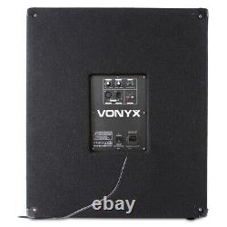 Vonyx 18 Powered Active Subwoofer Bass Boost Bin DJ Disco PA Sub Speaker 1000W