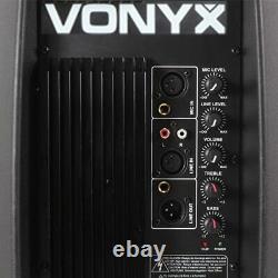 Vonyx Active PA Speaker AP1200A 12 Inch 300W RMS DJ Party Disco Monitors