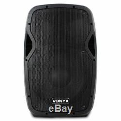 Vonyx Active Powered Hi-End PA Speaker AP Series 12 Inch DJ Party Disco 600W Max