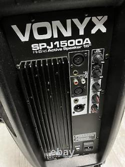 Vonyx Active Self Powered PA Speaker SPJ-1500A 15'' (Single) DJ Disco Party 800W