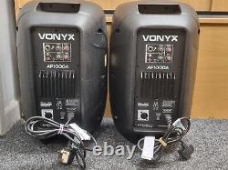 Vonyx Ap1000a Active Powered PA DJ Disco Party 10 ABS Speaker Sound System 400w