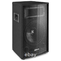 Vonyx SL10 Passive 10 Inch PA 2-Way Bedroom DJ Disco Audio Speaker System 250W