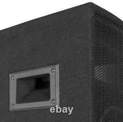 Vonyx SL10 Passive 10 Inch PA 2-Way Bedroom DJ Disco Audio Speaker System 250W